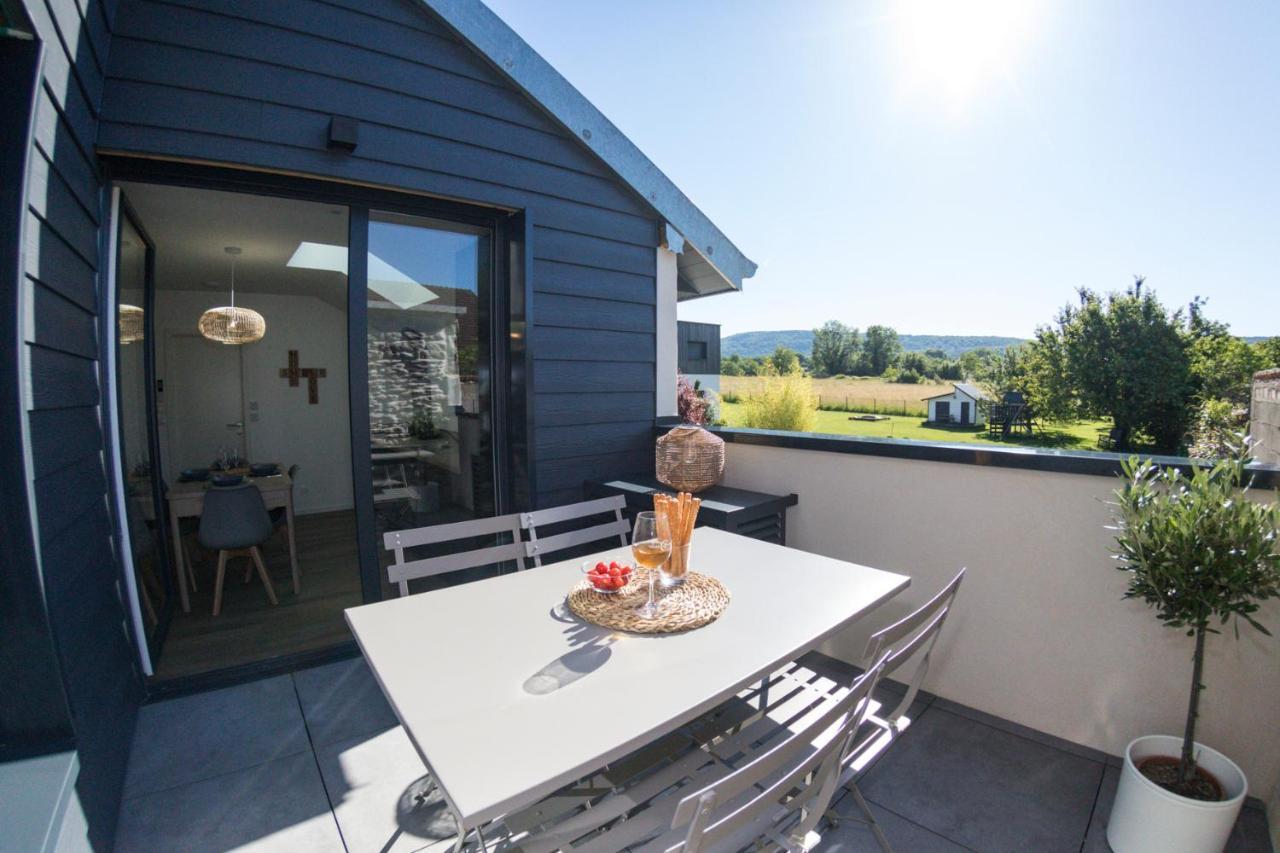 Appart-Hotel N 3 Avec Terrasse, Piscine, Petit-Dejeuner Et Parking Prive Chouzelot Zewnętrze zdjęcie