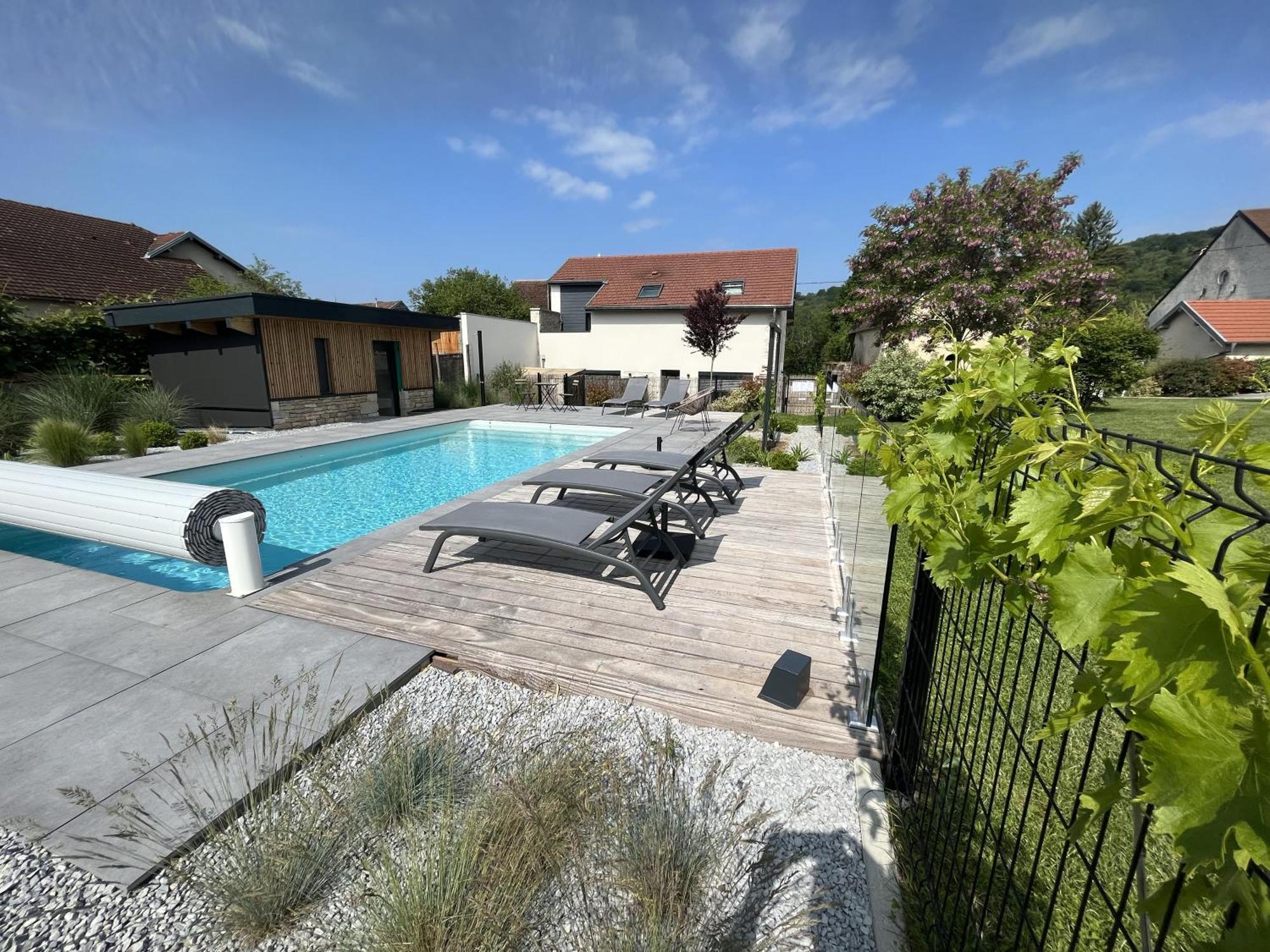Appart-Hotel N 3 Avec Terrasse, Piscine, Petit-Dejeuner Et Parking Prive Chouzelot Zewnętrze zdjęcie